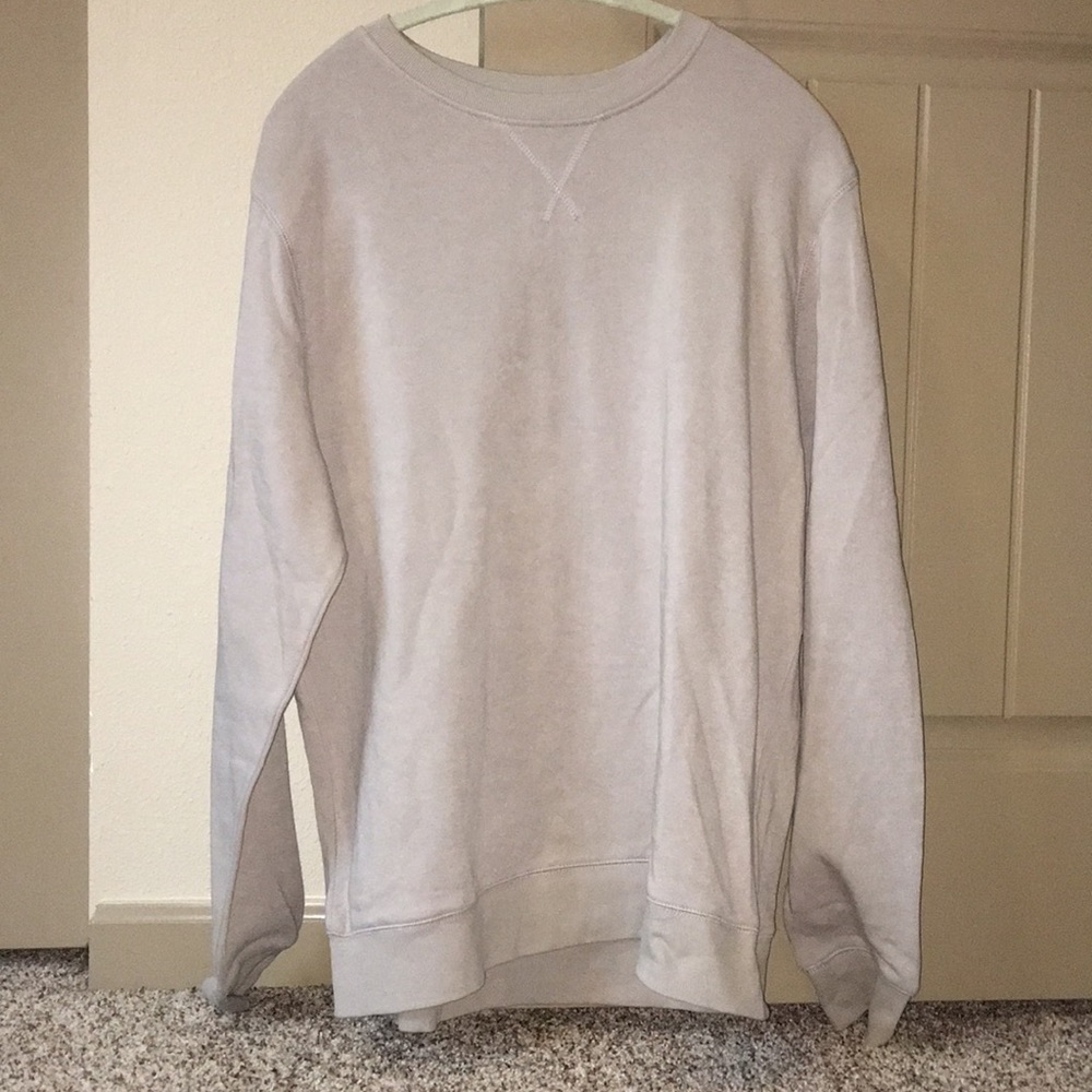 Men’s basic screw neck sweatshirt